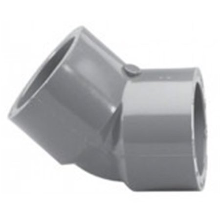 LASCO FITTINGS 1.5 in. Socket 45 deg Elbow PV817015